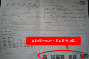 車検証のQRコード