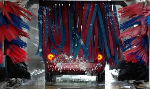 洗車機・雨の日